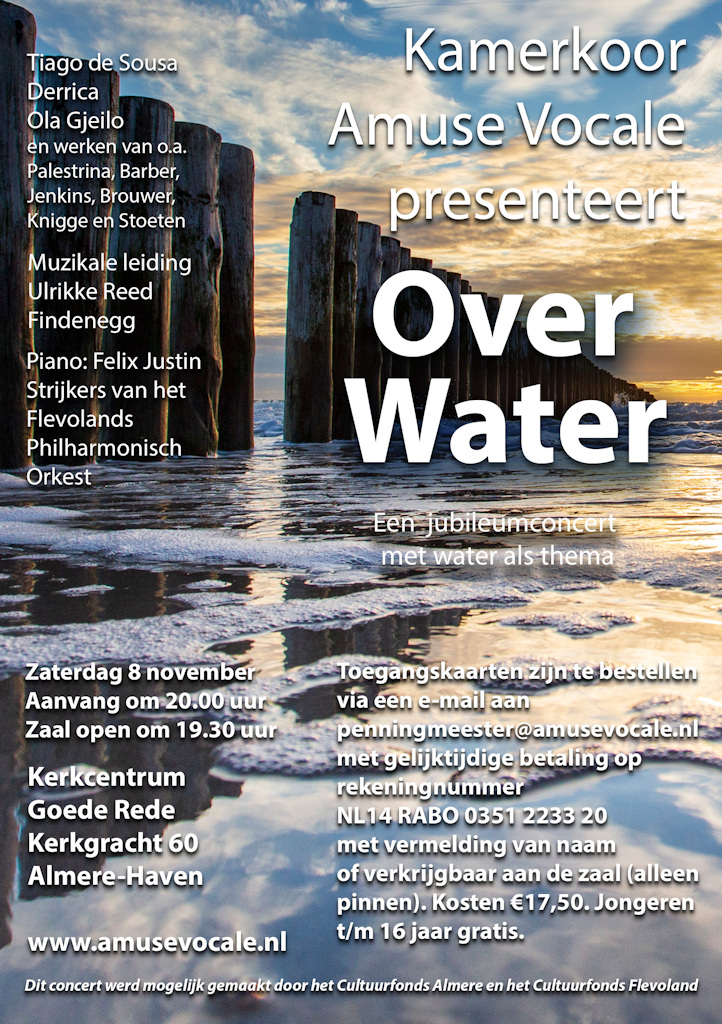 Concertposter van Amuse Vocale